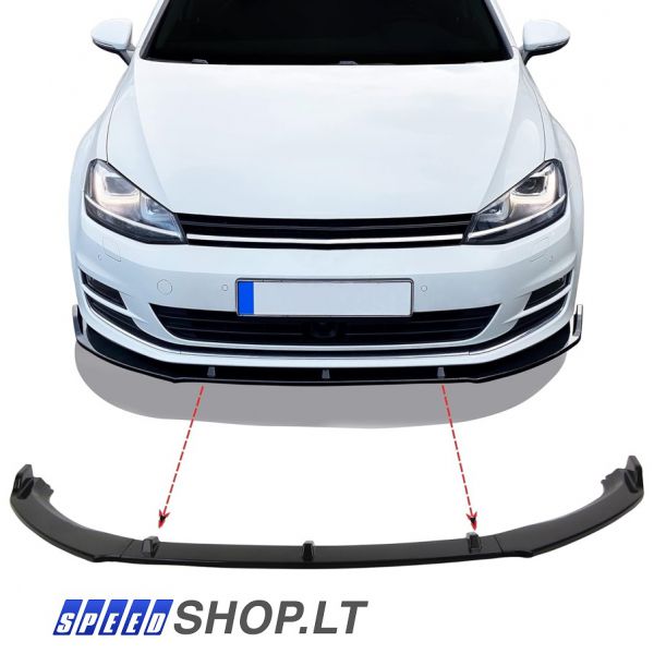 Golf 7 priekinio buferio pažeminimas spoileris ESS